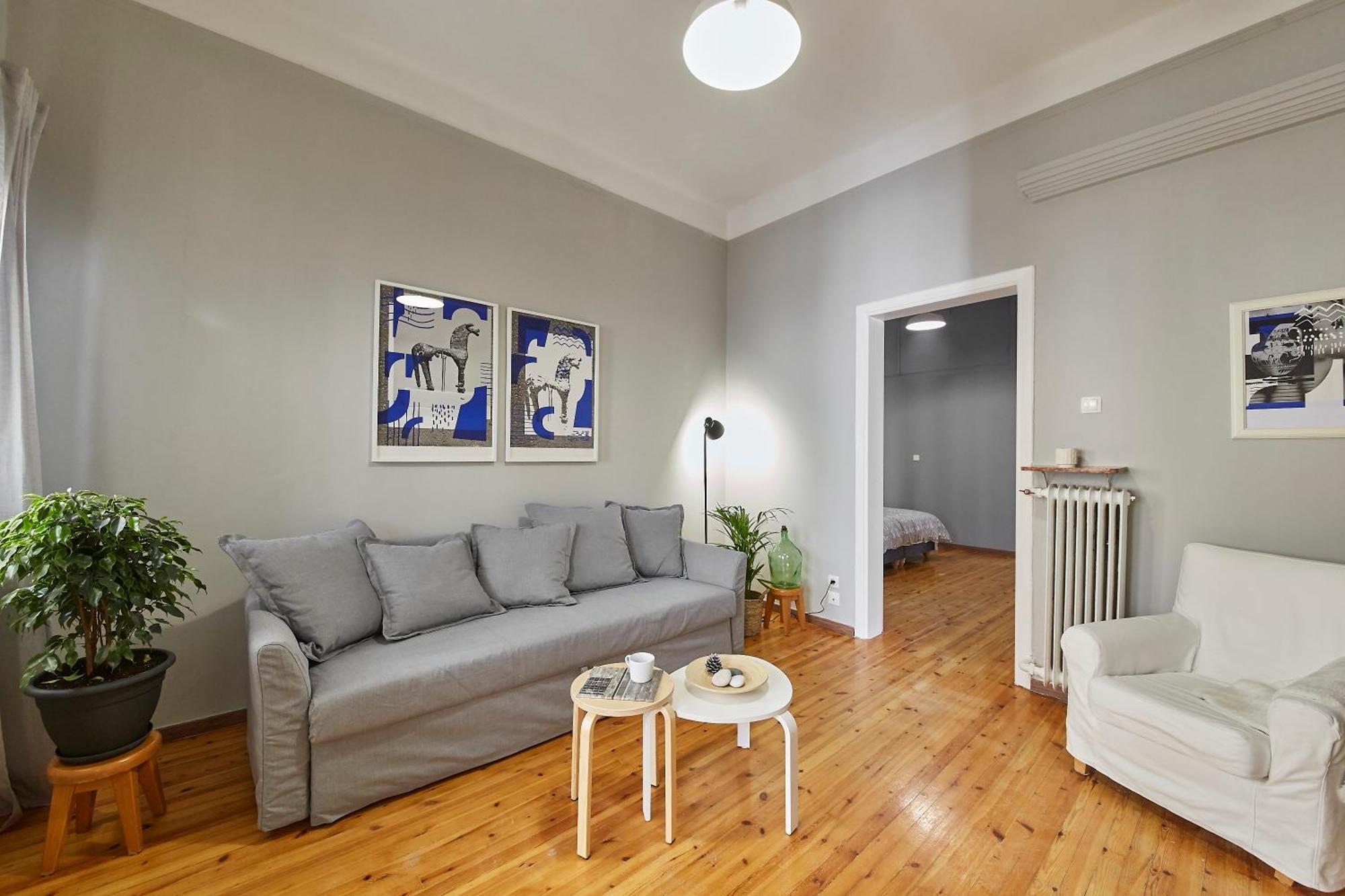 Bright Bright B Central Apartment With Balcony Selanik Dış mekan fotoğraf